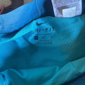 nike teal drifitshorts